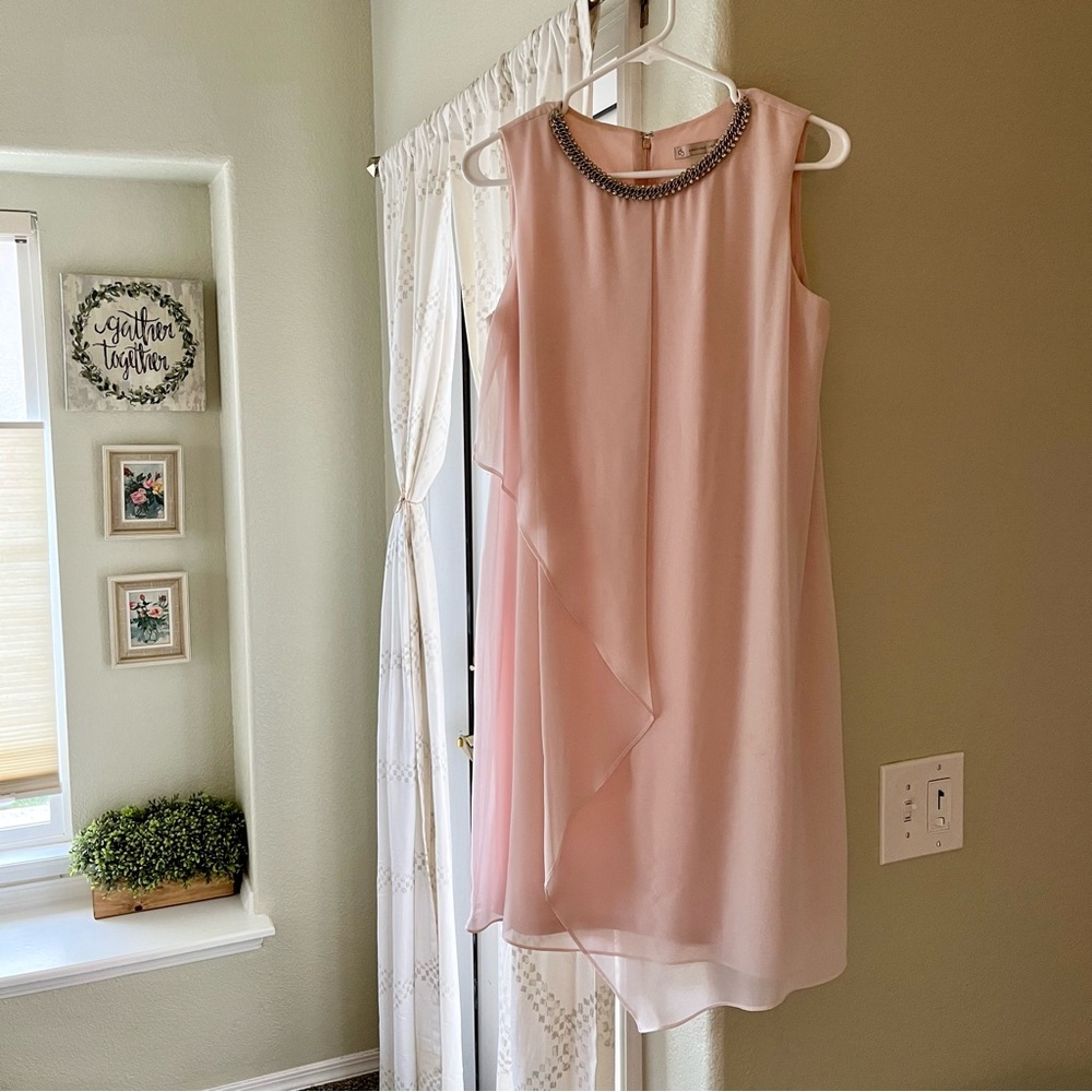 Light Pink Chiffon Dress